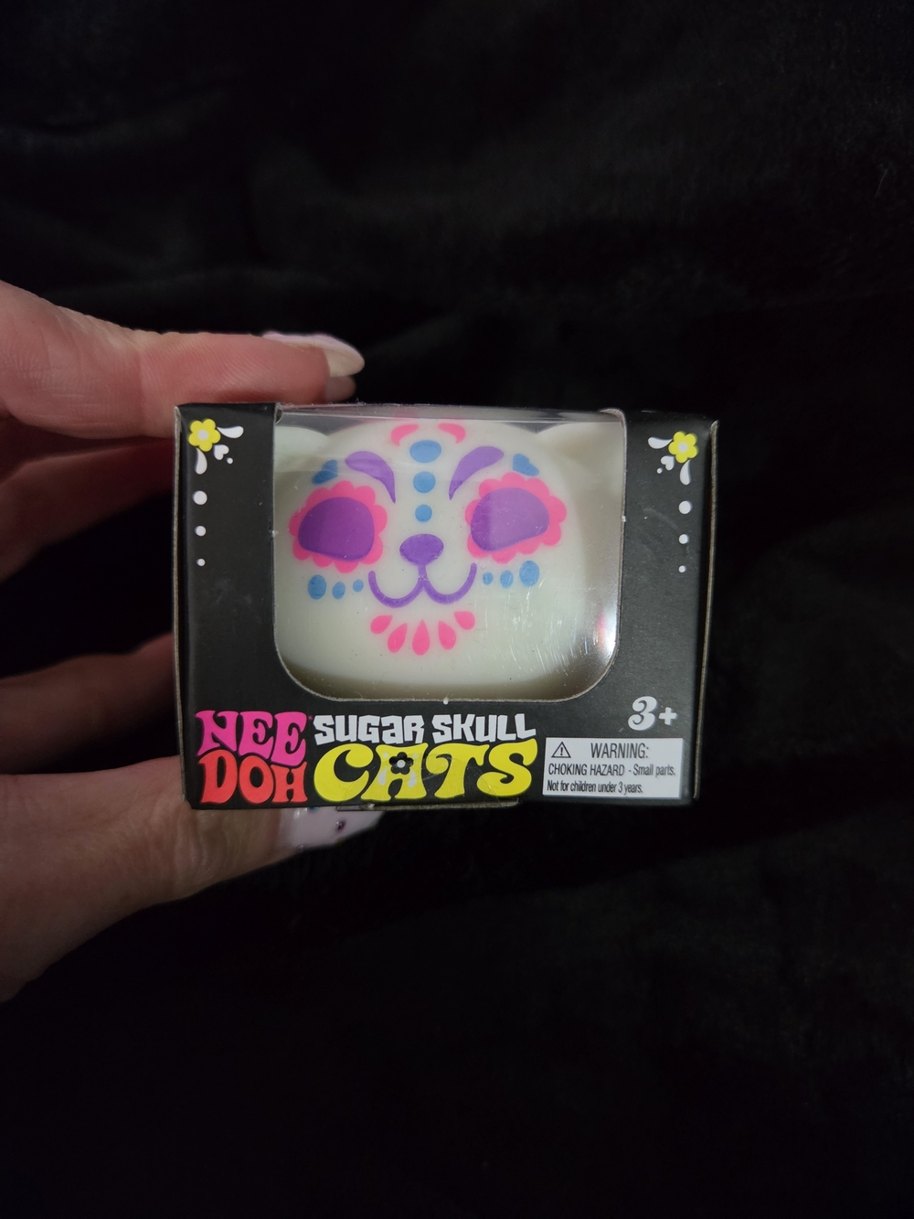 Needoh Skull Cat - Pink